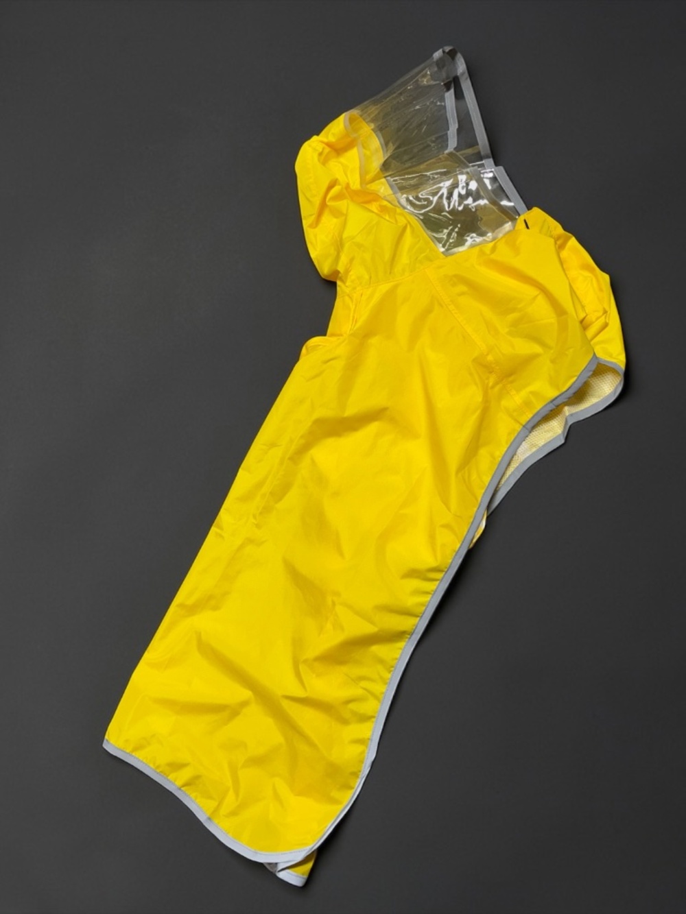 MAMORE Dog Raincoat XXL Waterproof Yellow Hooded Reflective Poncho NWOT - Picture 2 of 16